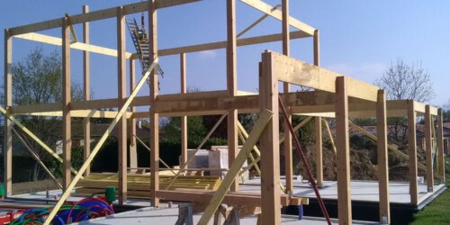 Charpente des Monts - Poteaux - Poutres