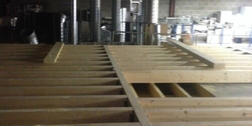 Charpente des Monts - Solivage